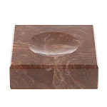 Подставка под шар квадратная из натурального камня Лемезит Natural Stone Sphere Stands варинант исполнения - 1 | Loft Concept в Ижевске