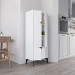 Комод белый с 4-мя дверцами на металлических ножках SPARK MULTIPURPOSE CABINET WHITE варинант исполнения - 7 | Loft Concept в Ижевске