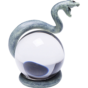 Статуэтка Змея на прозрачном шаре