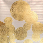 Обои ручная роспись в стиле Арт-деко Namban Colourway SC-289 on gold gilded paper варинант исполнения - 2 | Loft Concept в Ижевске