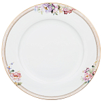 Сервиз столовый из фарфора белый с цветочным принтом на 6 персон 23 предмета Flower Porcelain Collection варинант исполнения - 3 | Loft Concept в Ижевске