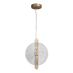 Подвесной светильник с круглым стеклянным плафоном Gingham варинант исполнения - 5 | Loft Concept в Ижевске