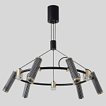 Люстра круглая с 9-ю цилиндрическими плафонами на магнитном креплении Bronze Concert варинант исполнения - 2 | Loft Concept в Ижевске