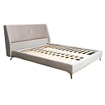 Кровать двуспальная серая Heart of the Bedroom варинант исполнения - 1 | Loft Concept в Ижевске