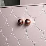 Дизайнерский комод розовый с фактурным фасадом Tiles варинант исполнения - 2 | Loft Concept в Ижевске