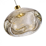 Подвесной светильник с прозрачным стеклянным плафоном округлой формы Effervia  варинант исполнения - 9 | Loft Concept в Ижевске