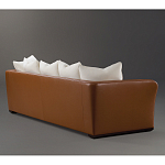 Элитарный современный диван Birmingham с кожаной спинкой варинант исполнения - 2 | Loft Concept в Ижевске