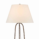 Торшер с конусовидным тканевым абажуром и фактурным каркасом Industrial Profile варинант исполнения - 2 | Loft Concept в Ижевске