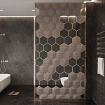 Гипсовая 3D панель с принтографией PM-30 варинант исполнения - 3 | Loft Concept в Ижевске