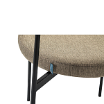 Стул металлический с мягкой спинкой и сиденьем Alfie Chair варинант исполнения - 9 | Loft Concept в Ижевске