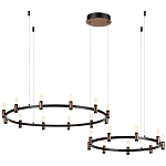 Люстра подвесная с цилиндрическими плафонами на двух круглых подвесах  Arnaut Light варинант исполнения - 4 | Loft Concept в Ижевске