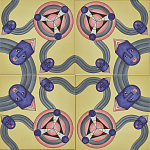 Плитка дизайнерская с узором Дива варинант исполнения - 2 | Loft Concept в Ижевске