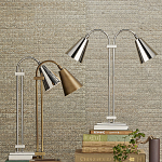 Настольная лампа c двумя поворотными плафонами TwoDirections варинант исполнения - 5 | Loft Concept в Ижевске