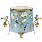 Фарфоровое кашпо с птицами Eden Garden варинант исполнения - 1 | Loft Concept в Ижевске