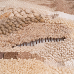 Тканый вручную монументальный настенный гобелен Earth Flow варинант исполнения - 2 | Loft Concept в Ижевске