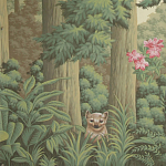 Обои ручная роспись Redwoods Sequoia colourway on Aurore scenic paper варинант исполнения - 1 | Loft Concept в Ижевске