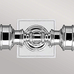 Бра для ванных комнат горизонтальное с двумя матовыми стеклянными цилиндическими плафонами Feiss варинант исполнения - 2 | Loft Concept в Ижевске