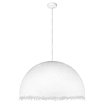 Подвесной светильник в форме купола белого цвета с ажурной бахромой Tactile Line варинант исполнения - 2 | Loft Concept в Ижевске