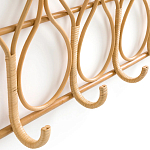 Настенная вешалка из ротанга Wila Wall Hanger L варинант исполнения - 5 | Loft Concept в Ижевске