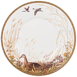 Чайная пара из фарфора с изображением утки и лисы 300 мл Hunting Porcelain Collection варинант исполнения - 2 | Loft Concept в Ижевске