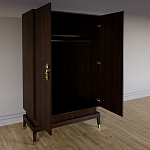 Платяной шкаф Elsa Dreams Walnut с 2-мя фасадами варинант исполнения - 1 | Loft Concept в Ижевске