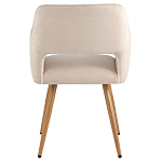 Стул в рогожке бежевого цвета NEASAN STOOL варинант исполнения - 3 | Loft Concept в Ижевске