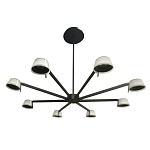 Люстра черного цвета на штанге Noir Supernova варинант исполнения - 4 | Loft Concept в Ижевске