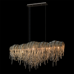 Люстра подвесная с металлическими дугами и длинными цепочками 115 см Atlantis Chain варинант исполнения - 10 | Loft Concept в Ижевске