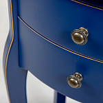 Синяя тумба на фигурных ножках Shelby варинант исполнения - 6 | Loft Concept в Ижевске