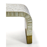 Стол журнальный Белый  BONE INLAY SIDE TABLE-Cream варинант исполнения - 3 | Loft Concept в Ижевске