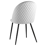 Мягкий стул в сером велюре Miruna Chair варинант исполнения - 4 | Loft Concept в Ижевске