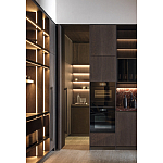 Кухонный гарнитур из красного мрамора и дерева VVD Dada Engenereed Kitchen варинант исполнения - 5 | Loft Concept в Ижевске