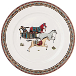 Сервиз обеденный из фарфора с изображением лошадей на 6 персон 23 предмета Porcelain Horse Set  варинант исполнения - 3 | Loft Concept в Ижевске