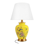 Настольная лампа желтая с изображением птиц Slip Away варинант исполнения - 7 | Loft Concept в Ижевске