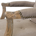 Кресло Aubrey Classical Armchair brown flax варинант исполнения - 4 | Loft Concept в Ижевске