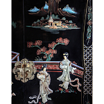 Шкаф черный в китайском стиле  Chinese Cabinet Black варинант исполнения - 2 | Loft Concept в Ижевске