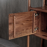 Стеллаж в гостиную для книг Moon Walnut Furniture варинант исполнения - 9 | Loft Concept в Ижевске