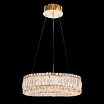 Люстра подвесная круглая из прозрачного хрусталя с золотым корпусом Selfsufficient варинант исполнения - 2 | Loft Concept в Ижевске