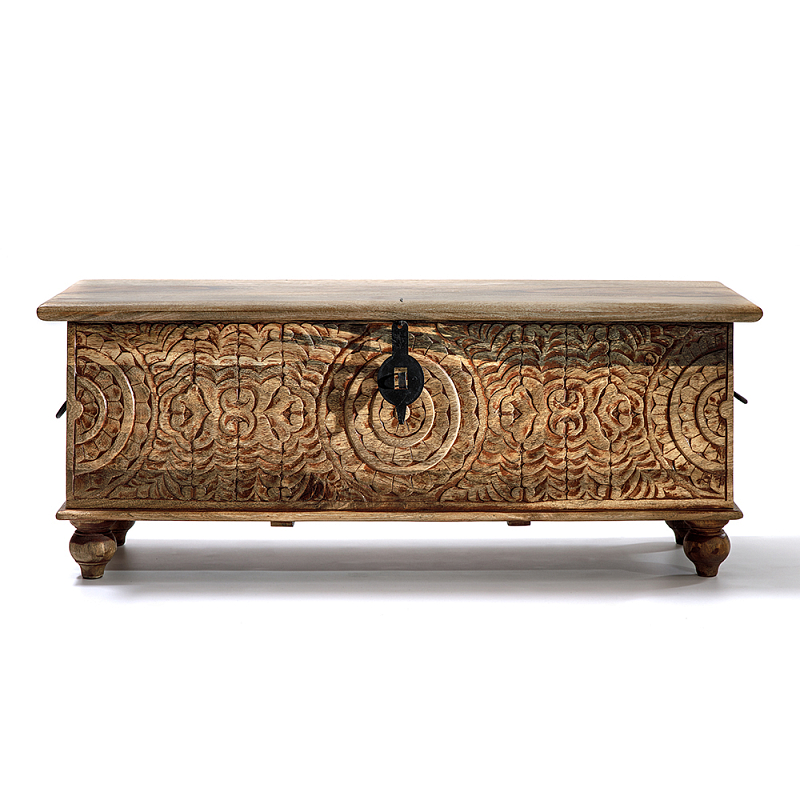 Сундук из массива манго Натуральный цвет Коричневый в Ижевске | Loft Concept 