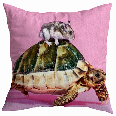 Декоративная подушка Seletti Cushion Mouse and Turtle