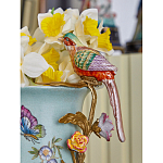 Ваза с птичкой из фарфора с бронзовыми элементами Garden of Eden варинант исполнения - 9 | Loft Concept в Ижевске