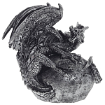 Декоративная статуэтка Дракон Silver Dragon Statuette варинант исполнения - 1 | Loft Concept в Ижевске