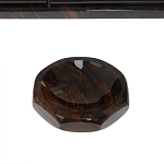 Настольный письменный набор с часами из природного камня обсидиана  Gift for Manager варинант исполнения - 6 | Loft Concept в Ижевске