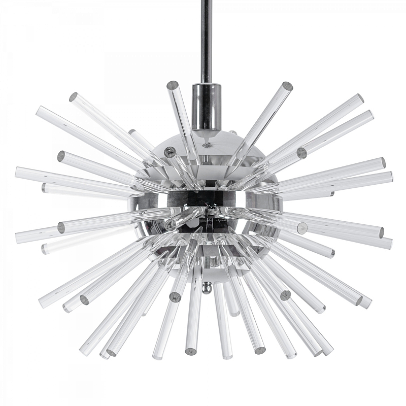 Bakalowits Miracle Sputnik Chandelier with Crystal Glass Rods Хром Прозрачное Стекло в Ижевске | Loft Concept 