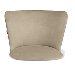 Барный стул со спинкой на 4-х коричневых ножках Бежевый Велюр Ava Charm варинант исполнения - 3 | Loft Concept в Ижевске