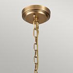 Люстра цвета латунь с 5-ю цилиндрическими плафонами из прозрачного пузырчатого стекла Kichler варинант исполнения - 6 | Loft Concept в Ижевске