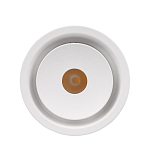 Встраиваемый спот светодиодный белого цвета круглой формы из металла Pure Circle  варинант исполнения - 2 | Loft Concept в Ижевске