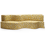 Дизайнерский модульный диван волнистой формы с цветным принтом Poltronova Superonda Sofa варинант исполнения - 3 | Loft Concept в Ижевске