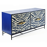 Буфет в гостиную с инкрустацией Bone Inlay Deco Sideboard - Orleans ZEBRA варинант исполнения - 1 | Loft Concept в Ижевске