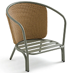 Садовое кресло с каркасом из стали Kenneth Chair варинант исполнения - 4 | Loft Concept в Ижевске